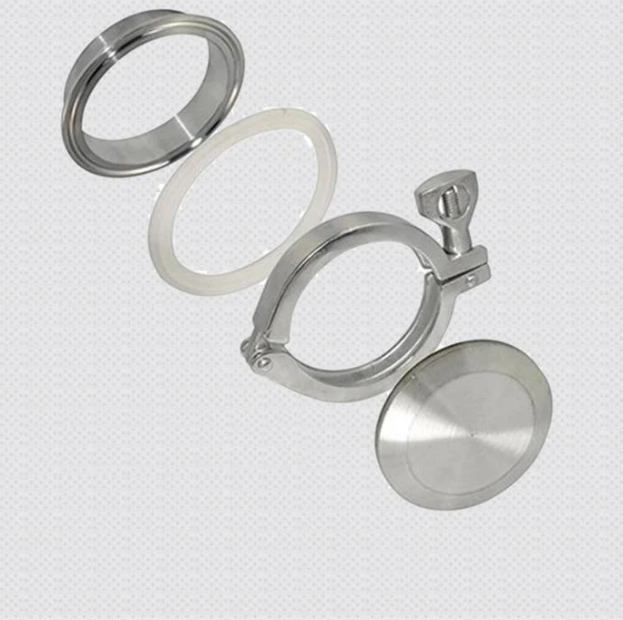 

Бесплатная доставка, наружный диаметр 19-159 мм, санитарный тройной наконечник лампы + Наконечник + тройной зажим + силиконовая прокладка