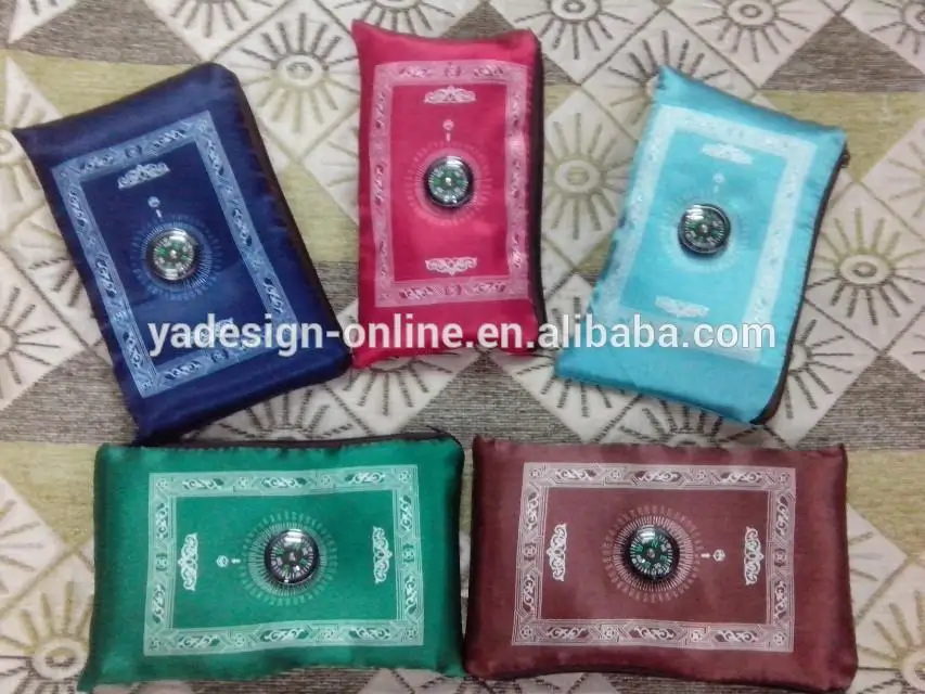 Высококачественный мусульманский дорожный переносной молитвенный коврик из