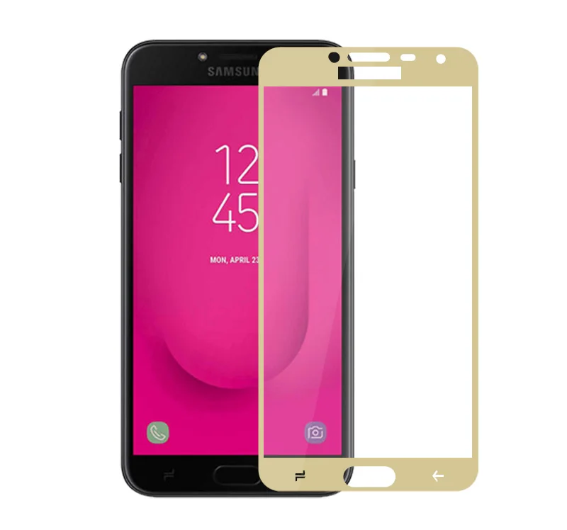 Закаленное Стекло для samsung Galaxy J6 J8 J4 полный 2018 крышка Экран протектор es защиты от