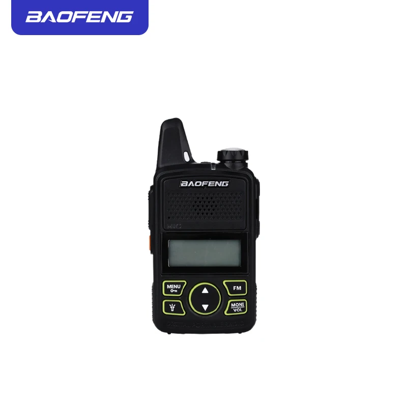 Baofeng bf t1 детская рация мини двухстороннее радио UHF портативная FM функция USB ультра