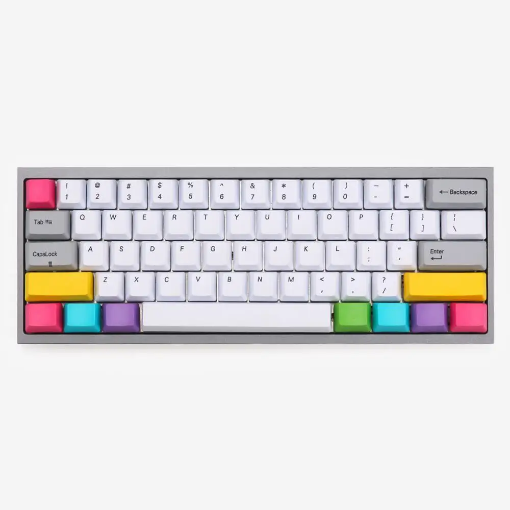 CMYW 10 ключей OEM пустые или окрашенные колпачки с смешанным цветом для diy