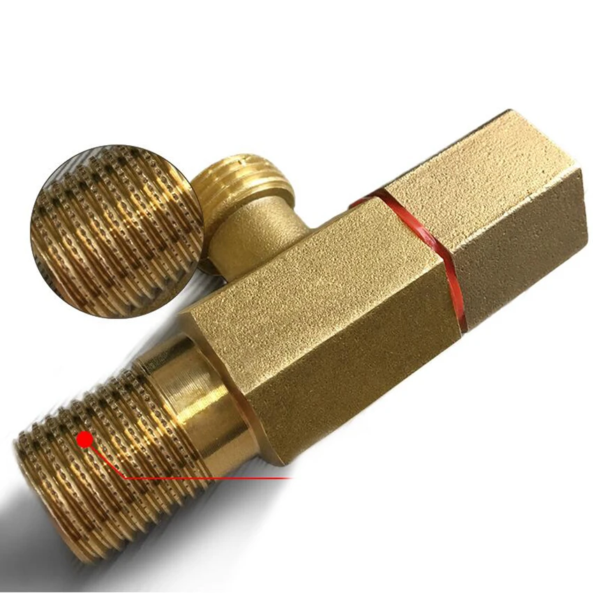 1/2&quot brass angle valve triangle copper hot and cold thickening water stop | Обустройство дома