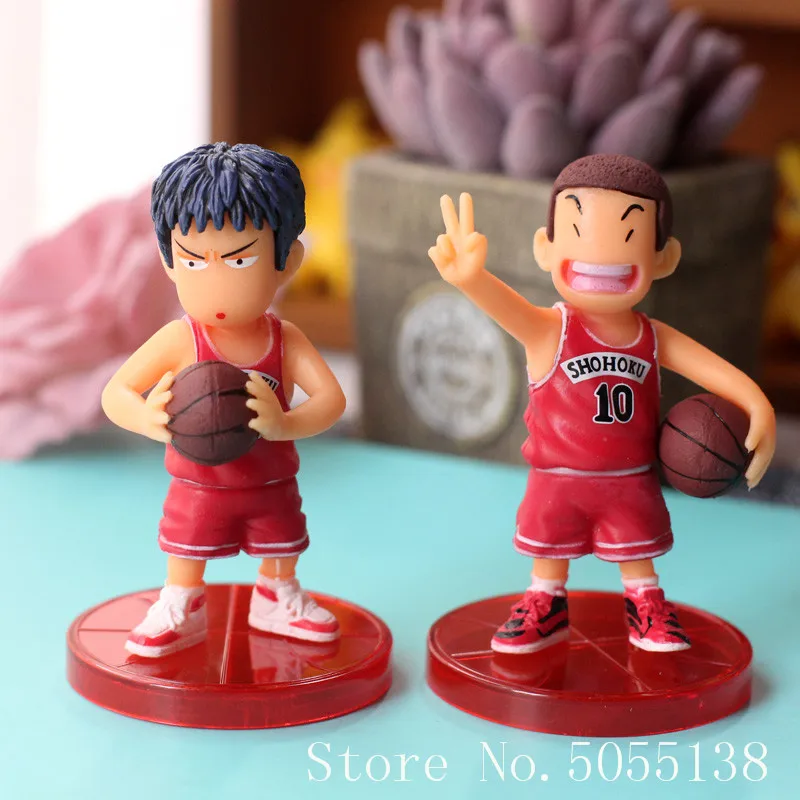 5 шт./лот SLAM DUNK Shohoku баскетбольный игрок Аниме фигурки Куклы ханамичи сакураги