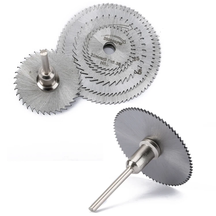 Дреля 7 шт. HSS роторные инструменты полотна циркулярной пилы режущие диски мини