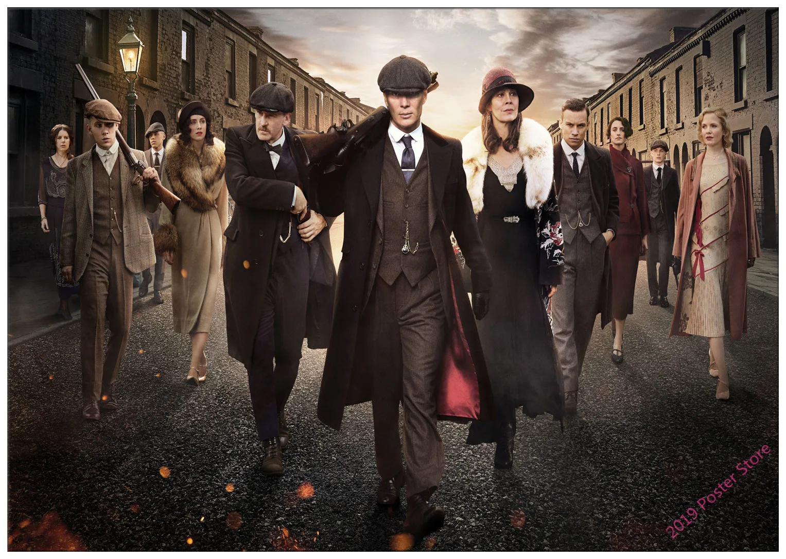 Плакаты и принты Peaky Blinders фильм плакат настенный Декор стены белая бумага живопись для гостиной украшение дома 2003