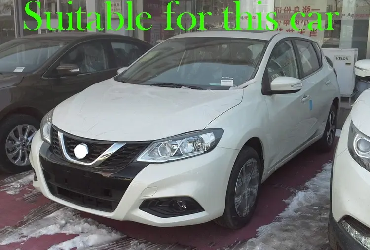 4 шт. пластиковый Наружный козырек для Nissan Tiida Pulsar 2016 2019 третьего поколения