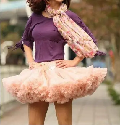 Женская фатиновая юбка пачка для танцев и вечевечерние мини фигуристки 15 цветов