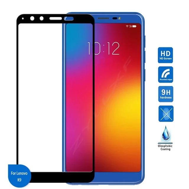 3D закаленное стекло для Lenovo K9 полное покрытие экрана Защитная пленка A5|Защитные