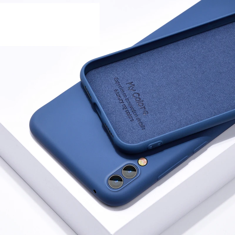 Оригинальный чехол FCOWB для huawei honor 8x жидкий силиконовый мягкий Роскошный 9 8 lite