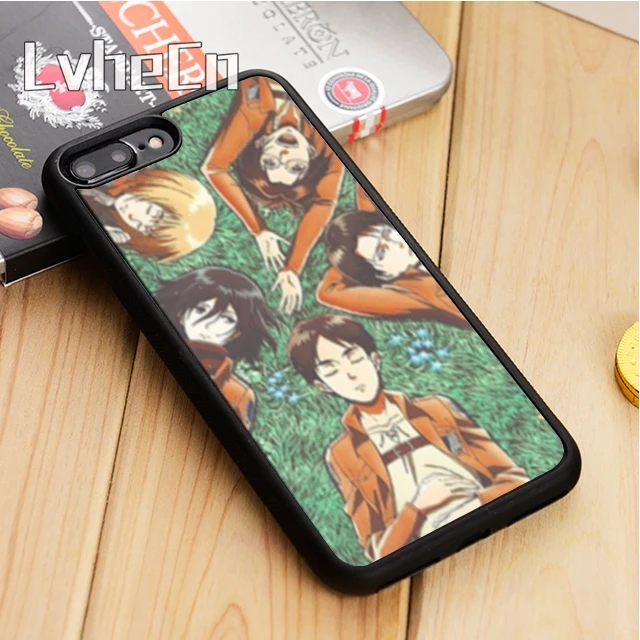 Чехол для телефона LvheCn Levi из атаки на Титанов iPhone 5 6 6s 7 8 plus 11 12 Pro X XR XS max Samsung S7 edge S8