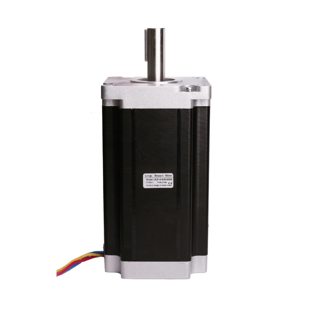 1 Ось Nema42 шаговый двигатель 4200 oz. in 42HS6480 4 провода 8.0A и контроллер драйвера 7.8A DM2722A