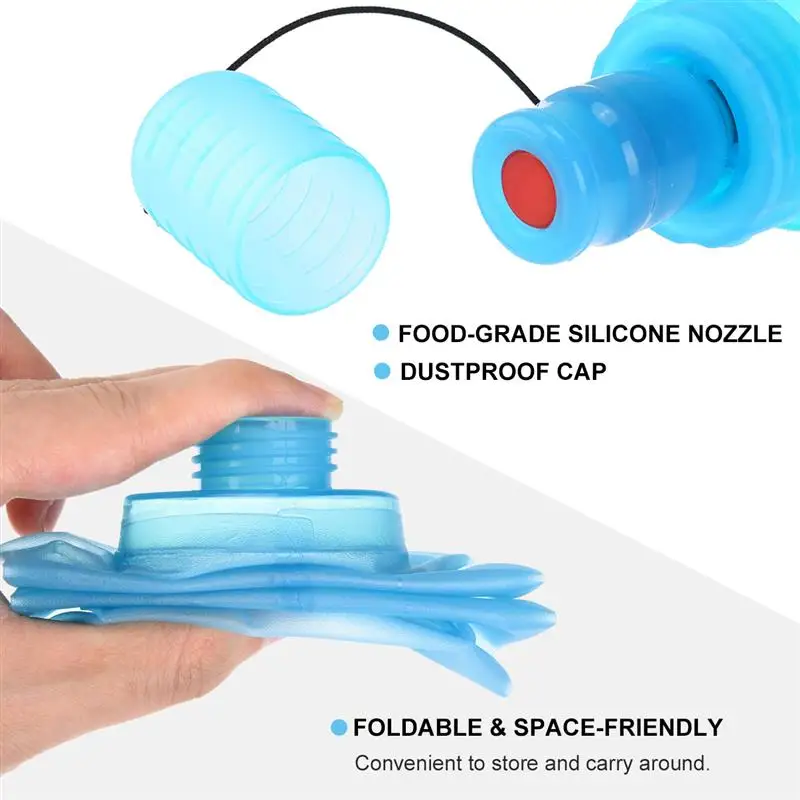 RUNACC 500 mlскладная бутылка BPA свободная складная для воды мягкая колба с фильтром