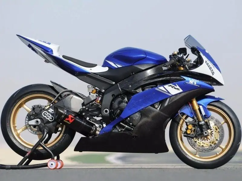 Type10 Белый серебряный мотоцикл обтекатели комплект для Yamaha YZF R6 YZF-R6 2008- окрашенный ABS пластик литья под давлением обтекатель кузова - Цвет: Type10