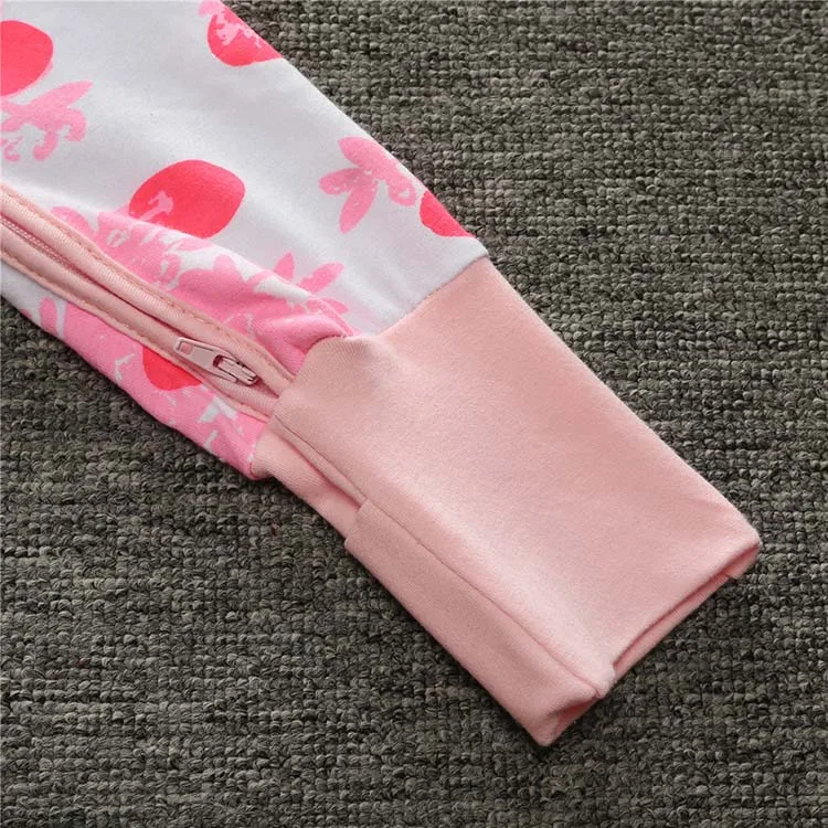 2019 детские пижамы комплект для новорожденных Детский комбинезон из хлопка с