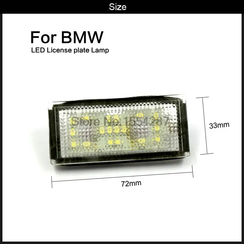 Светодиодные номерные знаки без ошибок E66 E65 Подходит для BMW 06 08 7 Series 735i 750Li 760Li|Фара