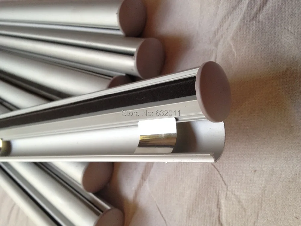 50 см металлический баннер зажим рельсы вешалка для плакатов лента окрашенная