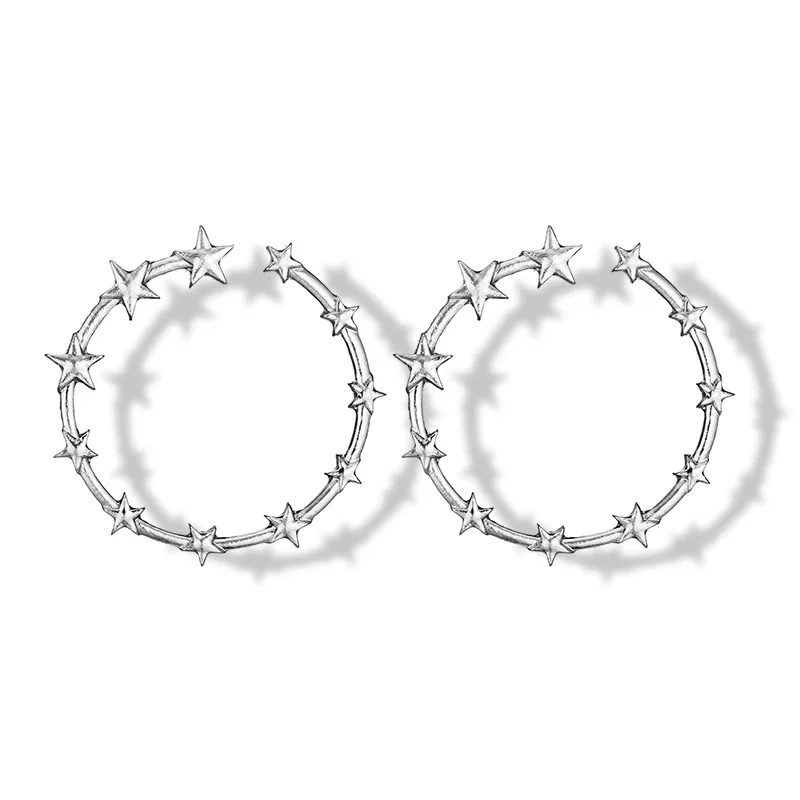 Набор серег подвесок для женщин простые модные ювелирные украшения золотого