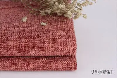 12 Искусственная льняная ткань для диванных подушек DIY ремесло швейная ткань обивка ткань 45*145 см/шт L03 - Цвет: 12