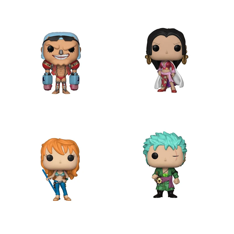Куклы Lensple One Piece BOA.HANCOCK RORONOA.ZORO NAMI FRANKY 10 см экшн фигурки игрушки для детей|Игровые и
