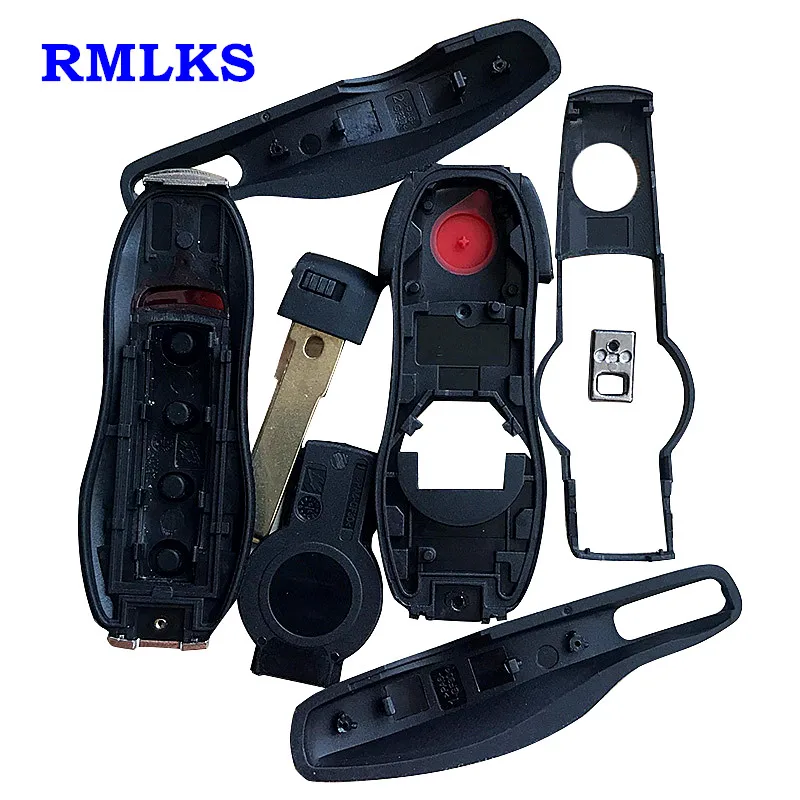 3/4 кнопки Smart Remote Key Shell для Porsche 911 Panamera Cayenne Macan Замена пустой чехол|Ключ от авто| |