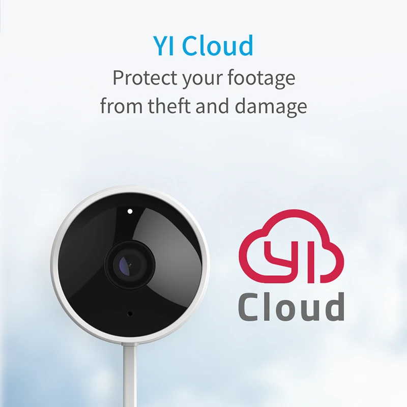 Уличная умная камера YI с разрешением 1080p беспроводная IP-камера ночным видением