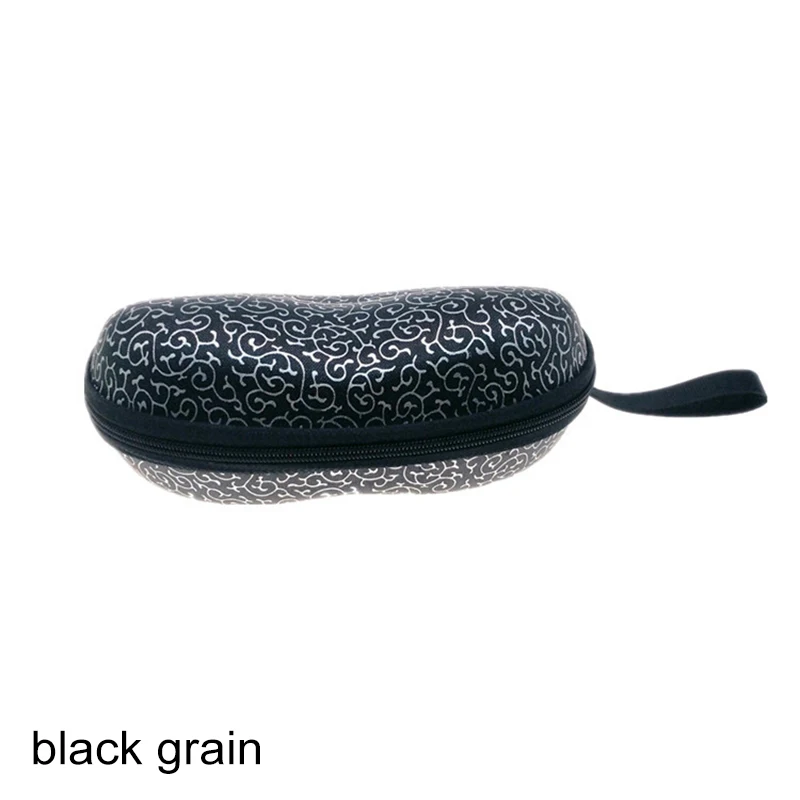 black grain Поляризационные специальные солнцезащитные очки чехол для женщин и мужчин высокого качества Eva с молнией красочные очки коробка для хранения Коробка Чехол - Цвет: black grain