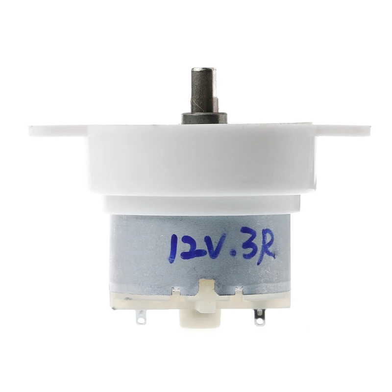 DC 12V 3 RPM High Torque Cylinder Electric Micro Motor Gearbox Slow Down Mute | Обустройство дома