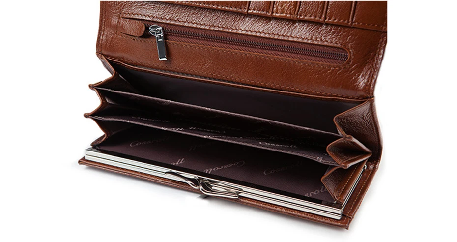 Women Wallets Genuine Leather Wallet Female Purse Long Coin Purses Card Holder Hasp Fashion Wallets And Purses Crocodile Pattern