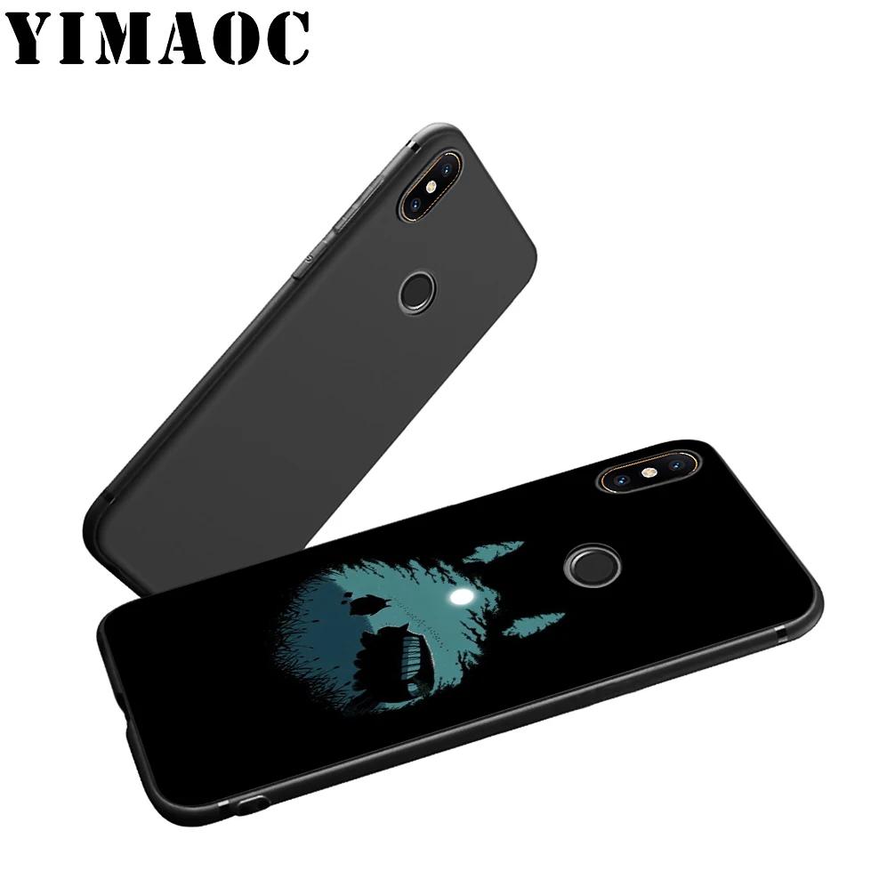 YIMAOC My Neighbor Totoro Anime Soft Silicone Case for Xiaomi Redmi Note 9 Mi 8 Se 7 6 6A A1 A2 4X 4A 5A 5 MAX 3 MiA1 |