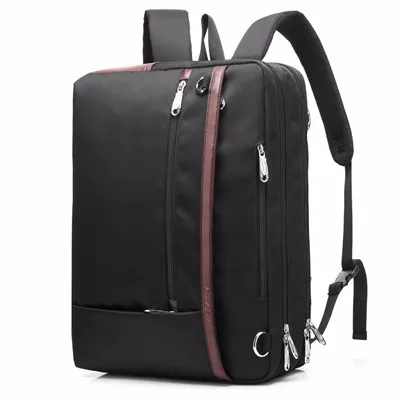 BLACK COOLBELL рюкзак 17,3 дюймов Многофункциональный рюкзак для ноутбука ручной бизнес рюкзак модная школьная сумка - Цвет: BLACK