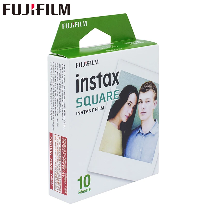 Fujifilm Instax квадратная мгновенная белая пленка с краями 10 листов для Square SQ10