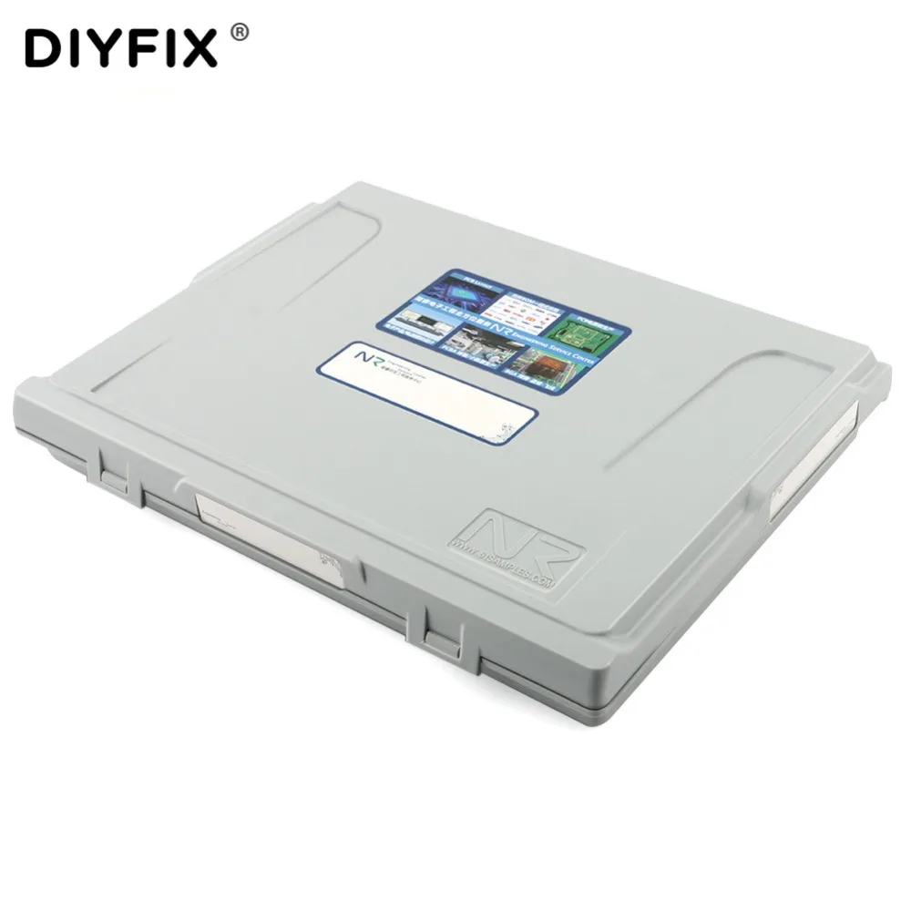 DIYFIX корпус SMD SMT IC резистор конденсатор чехол для хранения электроники органайзеры ESD безопасные прецизионные компоненты корпуса коробки