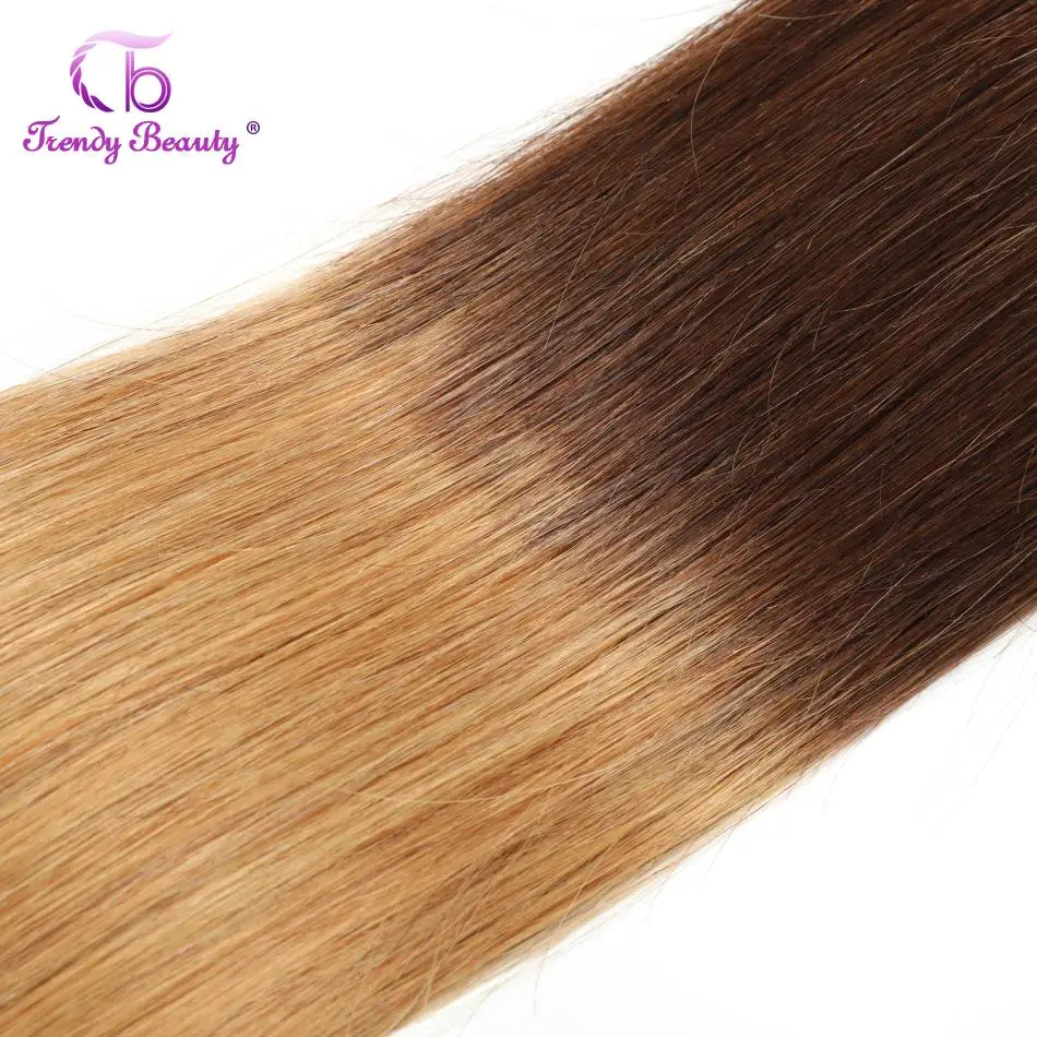 Прямые перуанские волосы 3 пучка 4x4 дюйма свободные/Средние/три части волнистые