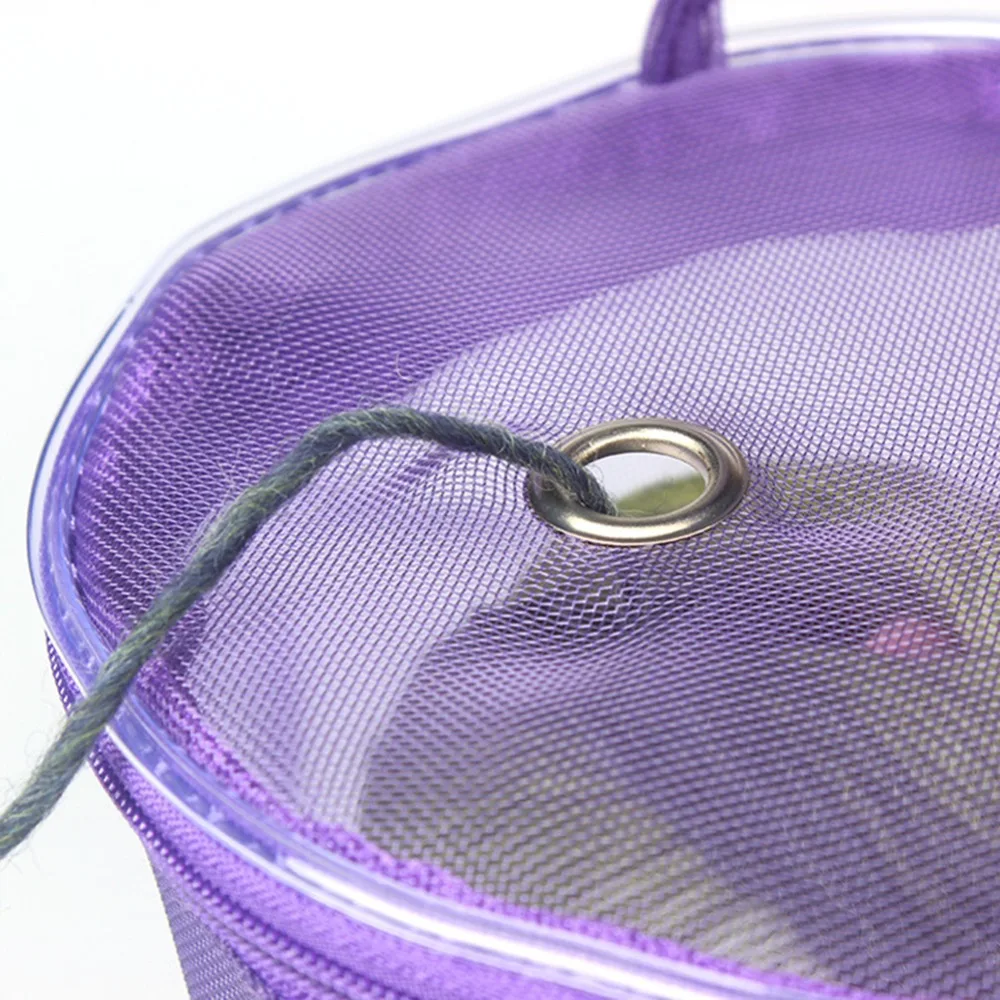 Переносная Сетчатая Сумка DIY ручное плетение инструменты для хранения пряжи вязание сумка органайзер полый мешок из пряжи вязание крючком нить держатель для хранения сетки