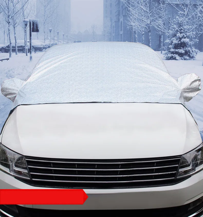 Алюминиевая фольга половинная Крышка для автомобиля уличная защита от снега и