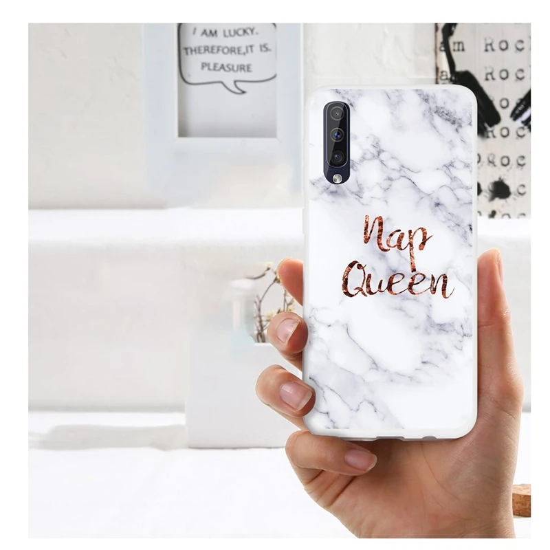 Чехол для Samsung Galaxy A50 мягкий чехол из ТПУ с рисунком мрамора M10 M20 A30 A40 A70 A6 A7 A8 plus 2018 A5