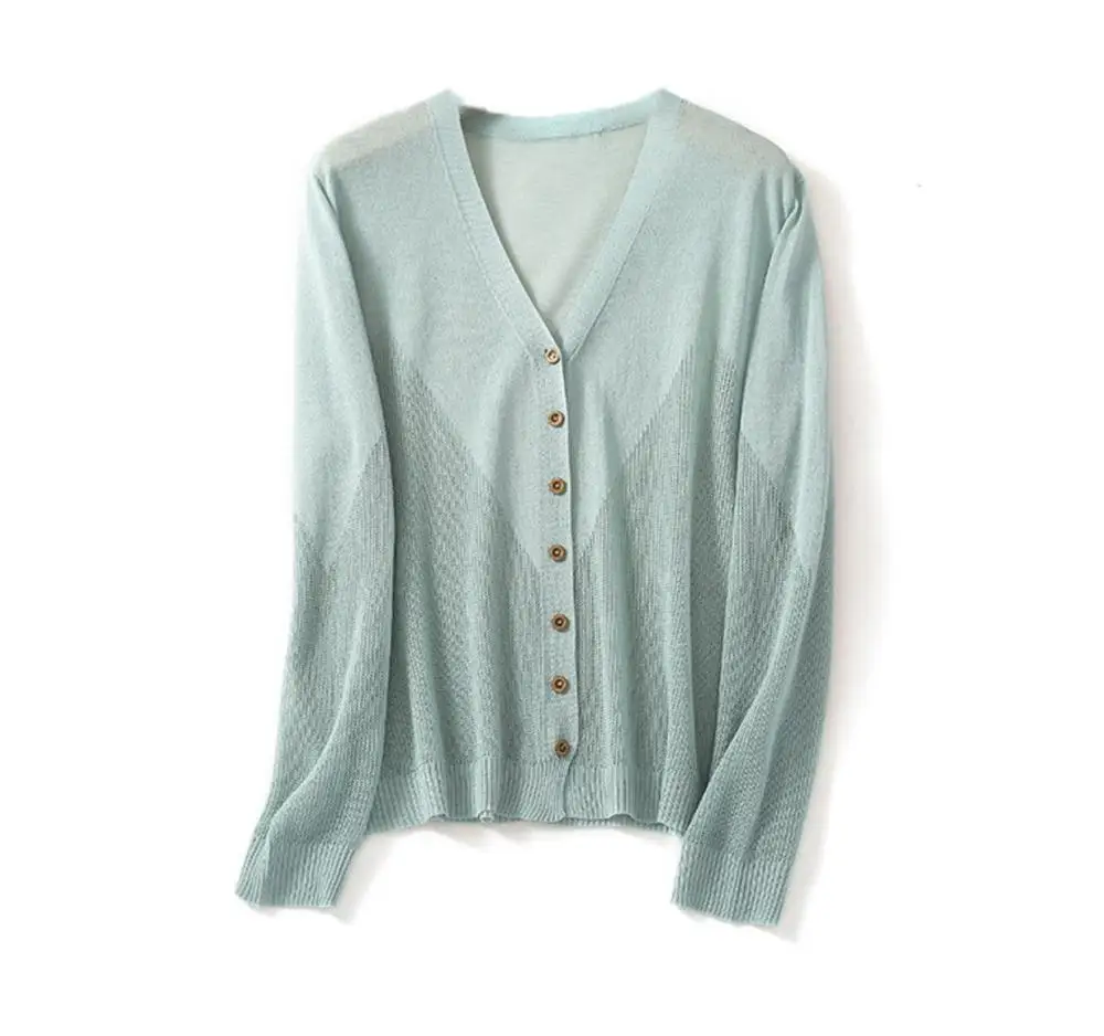 2019 Summer women's lace hollow out cardigans openwork home cuasal sweater for girls S M L |