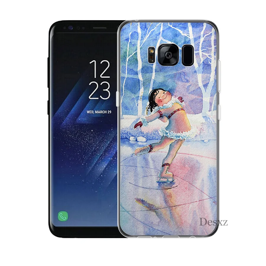 Чехол Gerleek для фигурного катания Samsung Galaxy A7 A8 A9 A10 A30 A40 A50 A70 M10 M20 M30 S10 Plus S10E J6 |