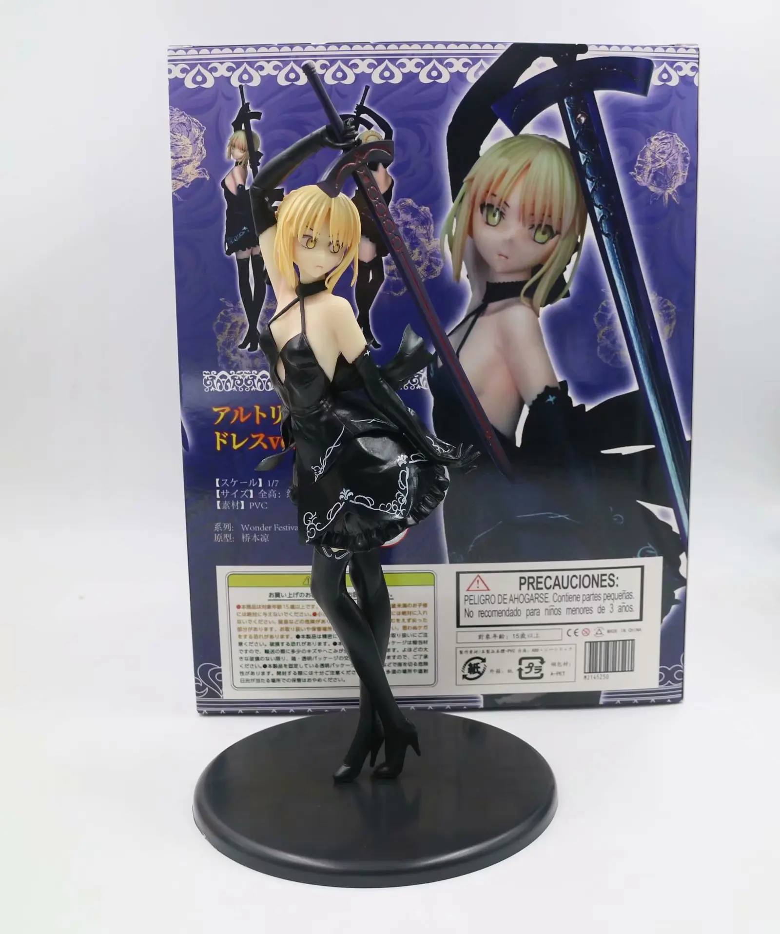 Фигурка Fate Night SABER аниме модель куклы украшение ПВХ Классическая коллекция