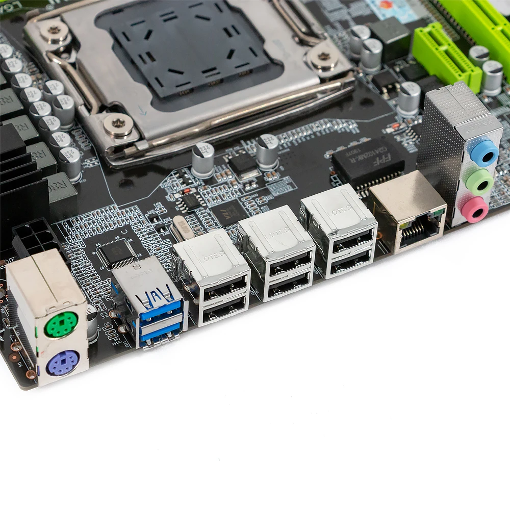 Huanan Zhi X79-6M материнская плата X79 для Intel LGA 2011 E5 2660V2 2680V2 DDR3 1333/1600/1866 МГц 32 Гб SATA3.0 USB3.0 M-ATX материнская плата