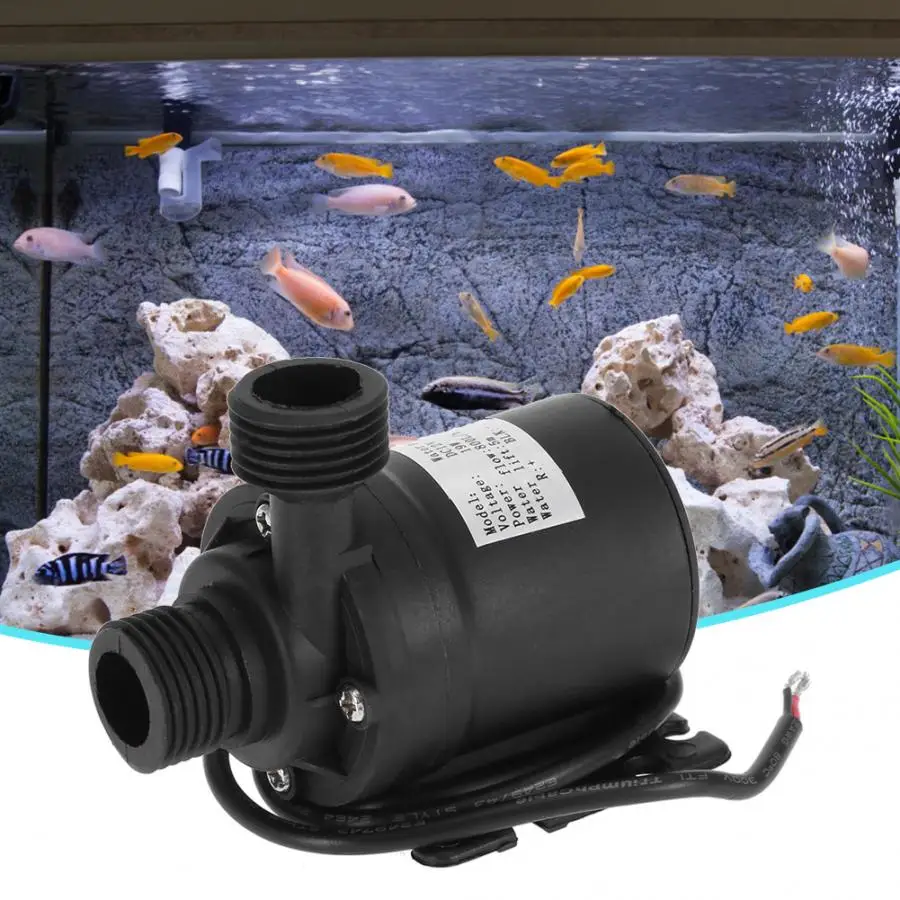 Водяные насосы Мини DC 12V Lift 5M 800L/H садовый водяной насос инструмент солнечная