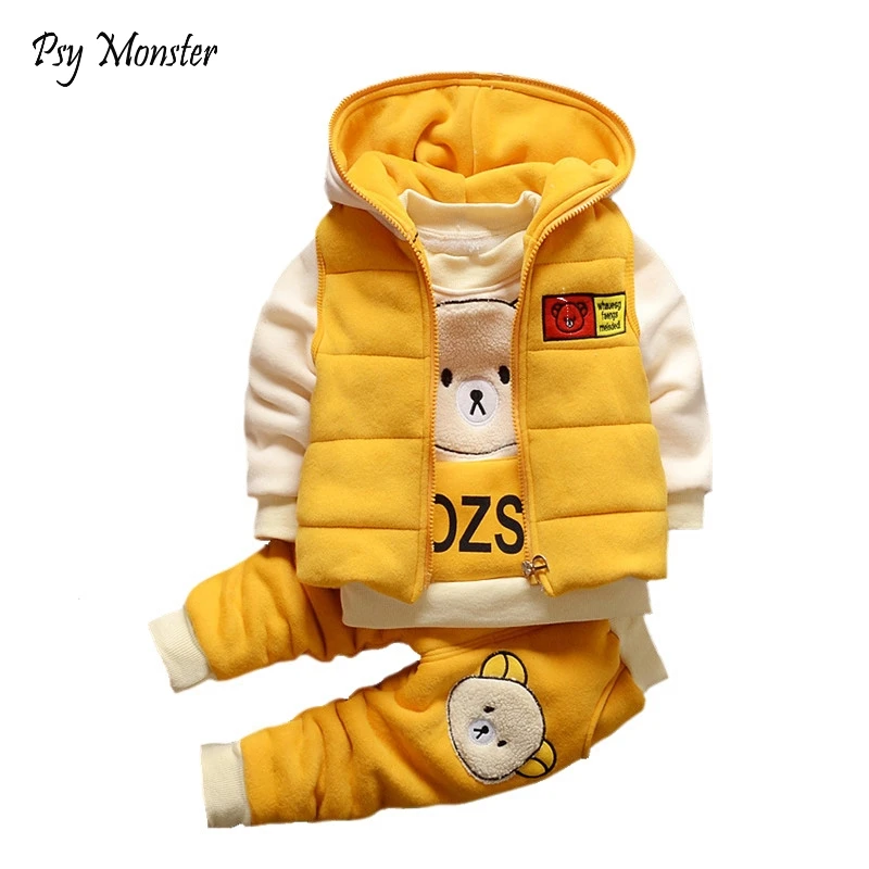 3 шт. теплый жилет с капюшоном для новорожденных мальчиков и девочек | Мать