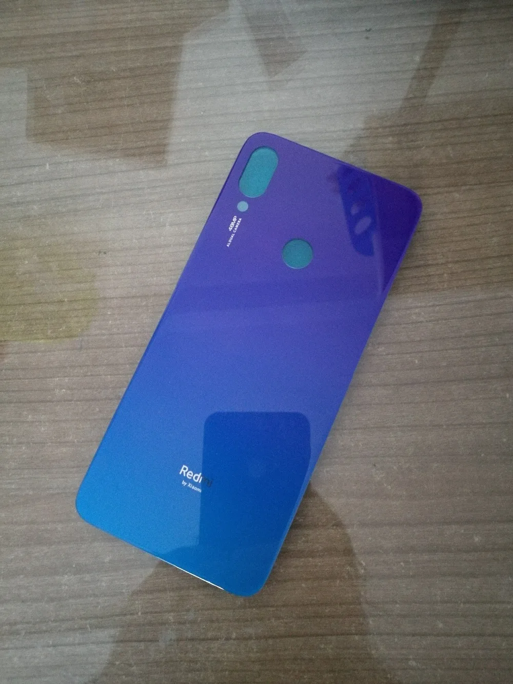 Чехол для Redmi Note 7 со стеклянной задней дверью, Сменный Чехол для Redmi Note 7 Note7, чехол для батареи с наклейкой