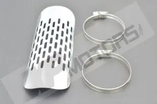 Бесплатная доставка хромированный чехол для выхлопной трубы мотоцикла