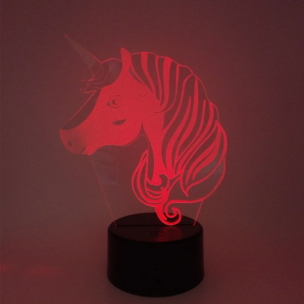 

3D Unicorn Led table Lamp