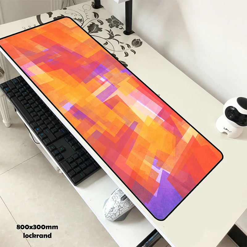 Size 800x300x3mm Абстрактный Коврик для мыши, красивый коврик для мыши, компьютерный коврик для мыши, Подарочный игровой коврик для мыши, геймерский ноутбук, 800x300x3 мм, настоящий коврик для мыши - Цвет: Size 800x300x3mm