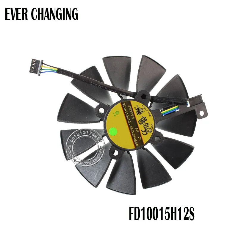 Вентилятор FD10015H12S 12 В 0 55a 95 мм VGA для ASUS GTX780 GTX780TI R9 280 290 280X 290X 380 видеокарта