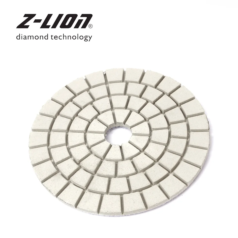 4 Inch White Buff Diamond Pads Polishing Disc Premium Quality Buffing Wheel For Granite Stone Tool | Инструменты