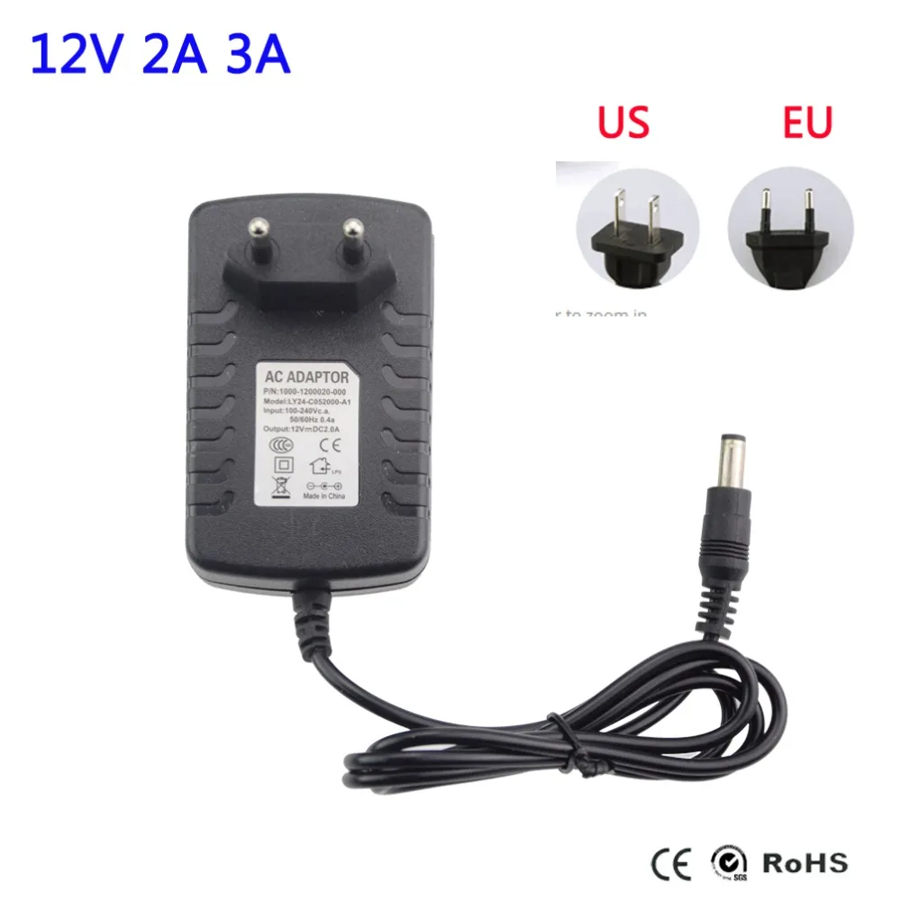 Новое поступление адаптер питания с вилкой Стандарта США и ЕС переменный ток 110 240