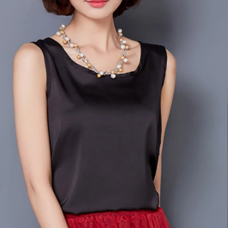 Лето 2018 женские топы на бретельках тонкий жилет без рукавов тонкие однотонные